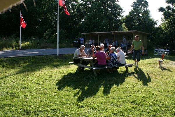 Hygge ved petanquebanen